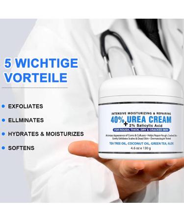  MrCuvaryas Urea foot cream healing foot lotion for dry chapped skin and rough calluses with maximum strength - Buy Online on GoSupps.com