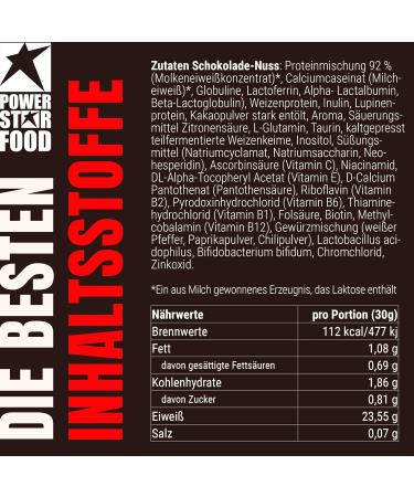 Powerstar Super Hi Pro 128 | 5kg Multi-Component Chocolate-Nut Protein Powder | 79% Protein for Muscle Growth | High Biological Value Protein Shake - Buy Online on GoSupps.com