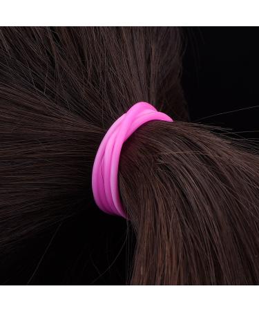 100 Multicolor Silicone Jelly Bracelets & Luminous Hair Ties - Bulk Pack for Stylish Accessories - Buy Online on GoSupps.com