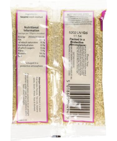 East End Sesame Seeds Washed 100g - Buy Online on GoSupps.com