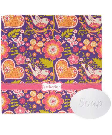 YouCustomizeIt Personalized Birds & Hearts Washcloth