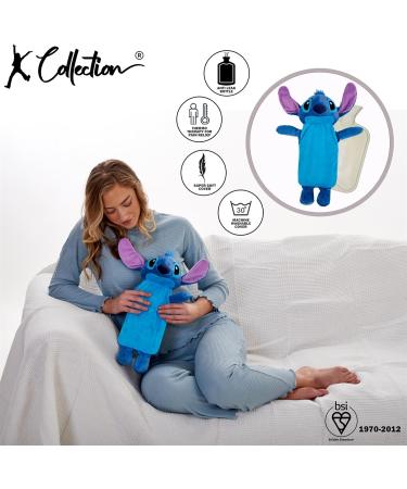 K Collection 3D Novelty Hot Water Bottle - Blue Alien Design with Plush Cover - Buy Online on GoSupps.com