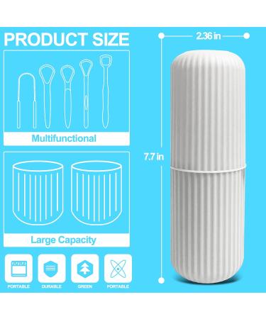 Tongue Scraper Holder - Portable Case for Hygienic Oral Care at Home & On-the-Go - Buy Online on GoSupps.com