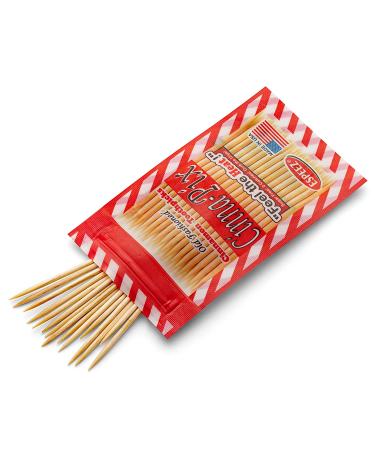 Cinna-Pix Cinnamon Toothpicks 24 Count - Old Fashioned Oral Care Essential - Buy Online on GoSupps.com