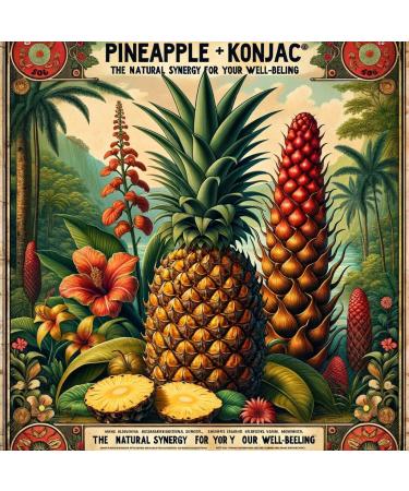 NAKURU | Pineapple + Konjac | Balance Range | Made in France | The Winning Combination! | (90 Capsules of 525mg / Net Weight: 47g) - Buy Online on GoSupps.com