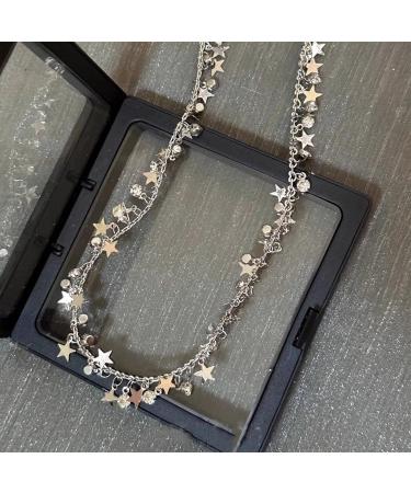 Oralgo Stylish Necklace with Round Stones | Adjustable Choker & Collarbone Chain for Everyday Use - International Shipping Available - Buy Online on GoSupps.com