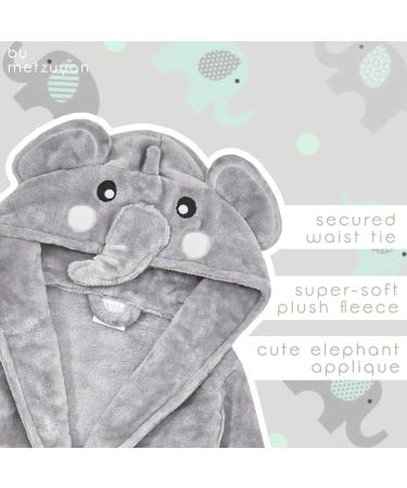 Metzuyan Baby Girls & Boys Elephant Plush Fleece Dressing Gown 18-24 Months - Buy Online on GoSupps.com