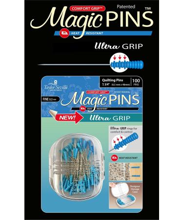 Taylor Seville Originals Magic Pin Ultra Grip Quilting Fine 100pc