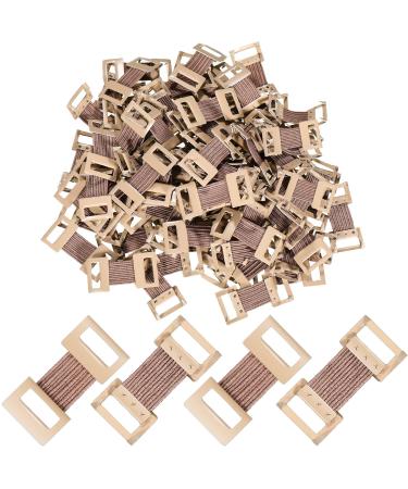 100 Pieces Bandage Clips Only Elastic Bandage Clips Bandage Wrap Clips Stretch Metal Clasps Replaceable Wrap Fastener Clips for Various Types Bandages Nude Color