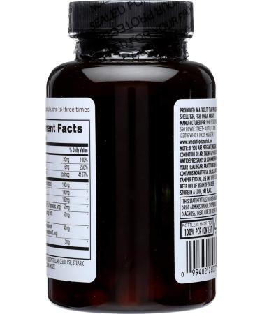 365 by Whole Foods Market Think Smart with B Vitamins Amino Acids Ginkgo Asian Ginseng Gotu Kola & Choline 120 Capsules 120 Count (Pack of 1) - Buy Online on GoSupps.com