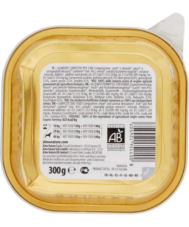 Almo Nature Bio Organic Maintenance Salmon - 9 x 300g | Premium Cat Food - 2.7kg Pack - International Shipping Available - Buy Online on GoSupps.com