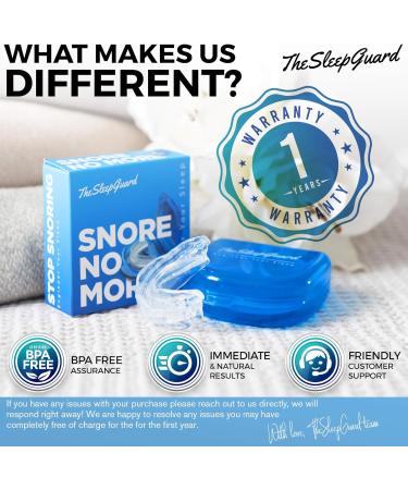 TheSleepGuard Stop Snoring Mouth Guard x1 | Anti Snoring Device & Sleep Aid for Men and Women - Buy Online on GoSupps.com