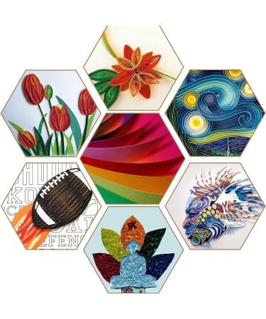 36 Colors 4320 Strips Paper Quilling Set - 5mm x 54cm DIY Art & Craft Strips - Buy Online on GoSupps.com