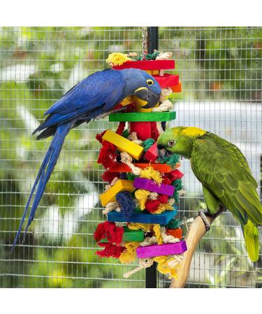 MEWTOGO Extra Large Bird Parrot Toys for African Grey, Macaws, and Amazon Parrots - Buy Online on GoSupps.com