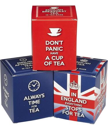 New English Teas English Slogans Teabag Box Gift Set contains 30 teabags 30 Count (Pack of 1) - Buy Online on GoSupps.com