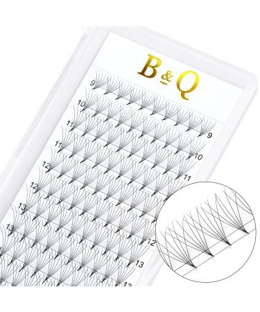 Finished eyelashes 6D-D0.07-9-15MIX Time eyelash extensions 3D 4D 6D 10D eyelash extension 0.05 0.07 0.10 Volume eyelashes B & Q eyelashes C D CURL black (6D-D 07.9-15MIX) 6D-07D-9-15 mix