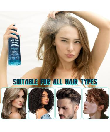 Sea Salt Spray Beach Wave & Volumizing Sea Salt Spray for Hair Texturing Spray for Men & Women Salt Spray for Hair to Add Volume and Texture - Buy Online on GoSupps.com