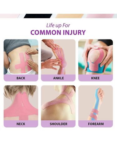 Haruto Life UP Extra Sensitive Kinesiology Tape - Dermatologically Tested, Latex Free Beige Roll for Sensitive Skin - Ideal for Injury, Pregnant Women, Office Workers & Children - Buy Online on GoSupps.com