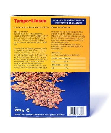 Buy Pack of 2 Tempo Lentils (450g) Quick & Easy Meal for 4-5 Portions International Shipping Available - Buy Online on GoSupps.com