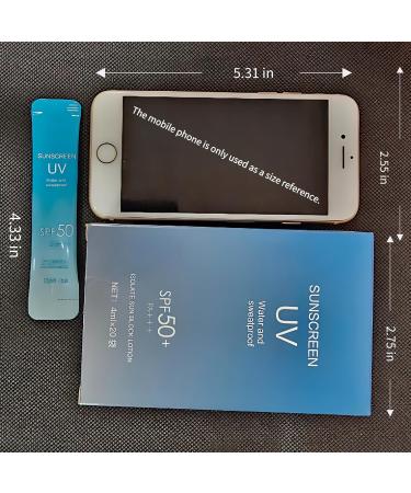 20PCS Mini Sunscreen with Hyaluronic Acid SPF50+ PA+++ Travel Size Sunscreen Bulk (4ml Each) Lightweight & Non-Greasy & Hydrating Waterproof Face & Body Sunscreen for Outdoor Vacation Daily Use - Buy Online on GoSupps.com