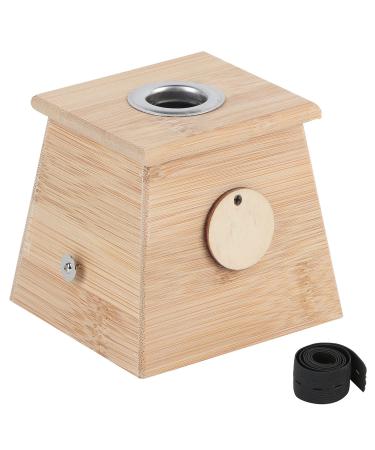 Single hole bamboo moxibustion box moxa roll stick holder moxibuting tool