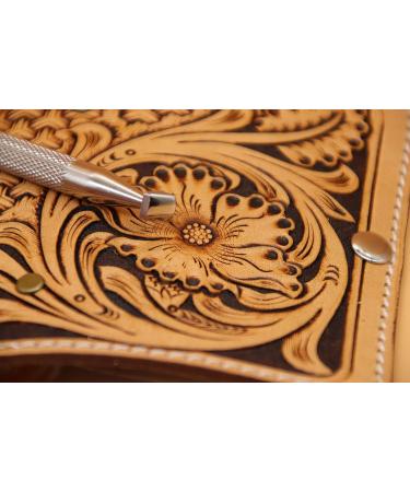 4pcs Stainless Steel Leather Beveling Set - Smooth Angle Beveler Stamps for DIY Leather Crafts - Buy Online on GoSupps.com