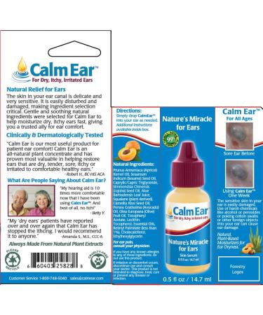 Calm Ear - Soothing Relief for Itchy Irritated Ears | 14.7 ml - Fast International Shipping - Buy Online on GoSupps.com