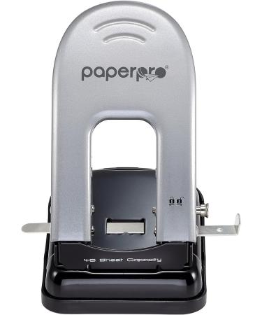 Bostitch Indulge 40 Reduced Effort 2-Hole Punch  40 Sheets  Silver (2340) - Buy Online on GoSupps.com
