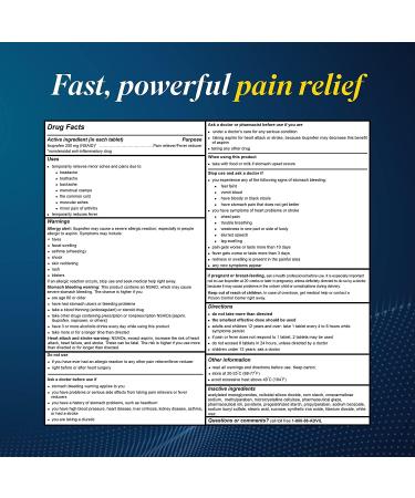 Advil Pain Reliever Tablets 200mg - Individually Sealed Packets (150 Packets Total) - Buy Online on GoSupps.com