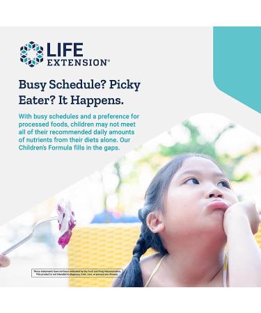 Life Extension Children's Formula - Natural Berry Flavor Chewable Tablets, 120 Count - Buy Online on GoSupps.com