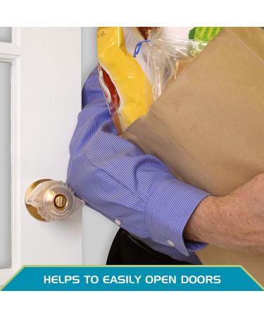 Able Life EZ Doorknob Grips - Set of 2 for Arthritis & Senior Living | Easy Door Opening Aids - Buy Online on GoSupps.com