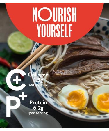 Chicken Pho Bone Broth by Borough Broth - 100% Organic Aromatic Broth - Slow Cooked - High in Protein - 52 Cal per Pack - Delivered Chilled - 5 x 400g Chicken Pho 400 g (Pack of 5) - Buy Online on GoSupps.com