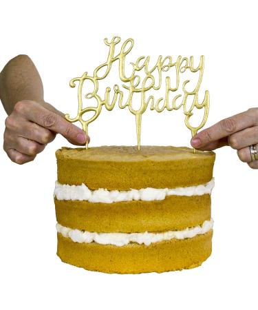 PME Cake Topper - Happy Birthday Script - Buy Online on GoSupps.com