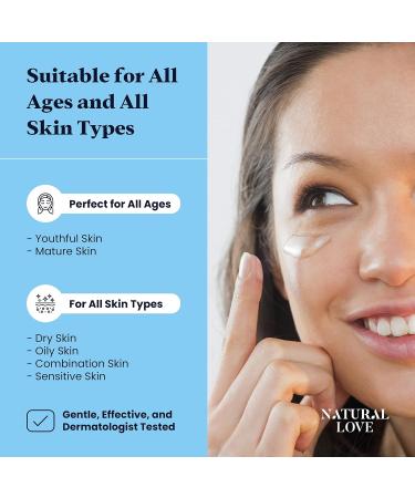 Natural Love 5% Niacinamide Serum (Vitamin B3) 5% B5 Gel Hydrating and Moisturizing Face Serum for All Skin Types - Made in Canada - Buy Online on GoSupps.com