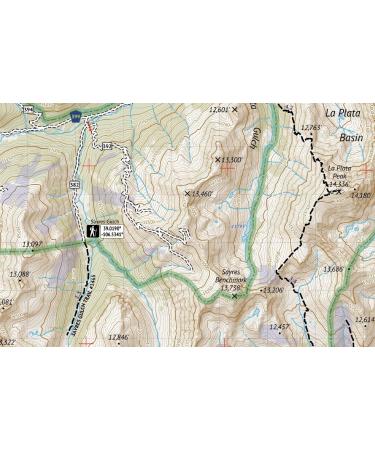 Collegiate Peaks Wilderness - Colorado Topographic Hiking Map (2018) - Buy Online on GoSupps.com