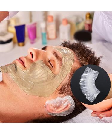 OIIKI Disposable Ear Covers 300pcs - Waterproof Plastic Ear Protectors for Shower, Hair Dye, Spa - Clear, Fits 2.2-5.5inch - Buy Online on GoSupps.com