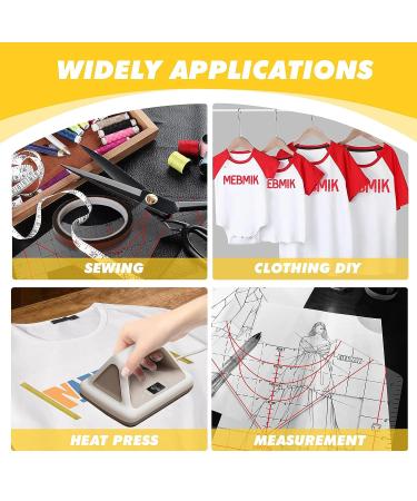 Vinyl Alignment Tshirt Ruler with Heat Tape for Heat Press - All Size Heat Press Accessories - Buy Online on GoSupps.com