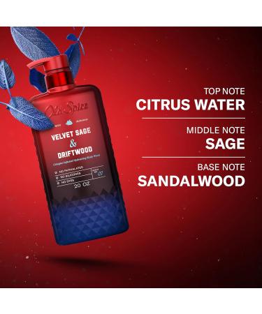 Old Spice Body Wash for Men The Spice Alchemist Collection 24/7 Cologne Infused Hydration No Trade Off Formula Free of Phthalates Silicones & Dyes Velvet Sage + Driftwood Scent 20 oz - Buy Online on GoSupps.com