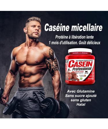 Beverly PROFESSIONAL CASEIN | Micellar Casein | 1kg | Slow Release Protein | 1 Month Use | Chocolate Flavor | Free Blender - Buy Online on GoSupps.com