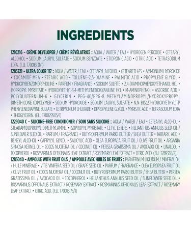 Garnier Nutrisse Ultra Color Permanent Hair Dye Vibrant Long-Lasting Colour Vegan Formula Nourished Hair Protects Hair Against Dryness 117 Intense Ash Black 1 Application Packaging May Vary BLACK/BLUE SHADES 117 Intense Ash Black - Buy Online on GoSupps.com