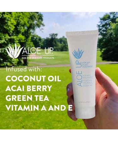 Aloe Up White Collection Sunscreen Spray SPF 50 White Collection Sunscreen Lotion SPF 30 After Sun Light Moisturizer and SPF 25 For the Face Daily Moisturizer Sunscreen - Suncare Bundle - 4 Items - Buy Online on GoSupps.com