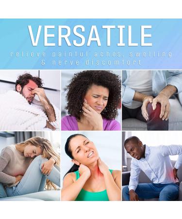 LotFancy 2pc Gel Ice Packs for Hot Cold Therapy - Pain Relief for Face, Head, TMJ, Wisdom Teeth, Oral Surgery, Sport Injuries, Migraine, Muscle Joint - Reusable Heating Cooling Gel Pads 7.3 x 3.7in (2 Pack) - Buy Online on GoSupps.com