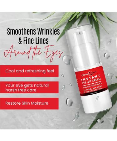 Dermaxgen Rapid Reduction Eye Cream - Peptide Advanced Formula | Anti Aging Serum for Under-eye Bags, Wrinkles, Dark Circles, Fine Lines & Crow's Feet | Instant Results - 20 Ml - Buy Online on GoSupps.com