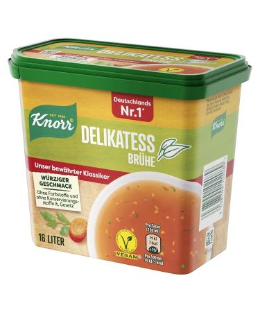 Knorr Delicatessen Vegan Vegetable Broth - Spicy Flavor | 6x329g Pack | 16L - Buy Online on GoSupps.com