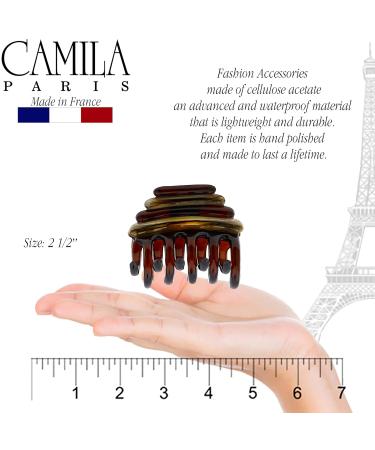 Camila Paris MP944 French Hair Clip - Stylish Tortoise Shell Claw Clip for Women, Made in France - Buy Online on GoSupps.com