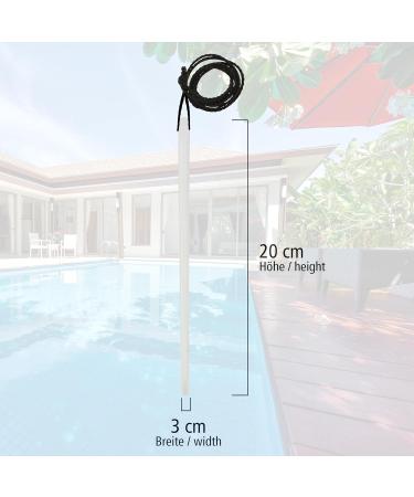 Buy Lantelme White Pool Thermometer - Accurate Analog Water Temperature Gauge for Swimming Pools Whirlpools & Ponds - Buy Online on GoSupps.com