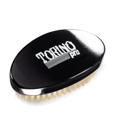 Torino Pro 660 Wave Brush by Brush King - Soft Curve 360 Waves Palm Brush - True Texture Soft - Frizz Laying Down - Black, 1 Count - Buy Online on GoSupps.com