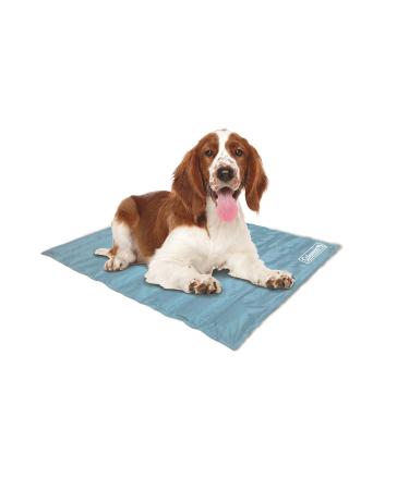 Coleman Pressure Activated Comfort Cooling Gel Pet Pad Mat, for Medium Pets, Keep Your pet Cool, and Reduce Joint Pain. Year Round Blue