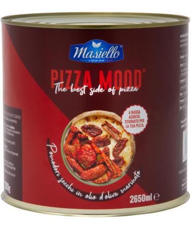 PIZZAMOOD Marinated dried tomatoes in olive oil for topping pizza Italian style 3 pieces of 2650ml each