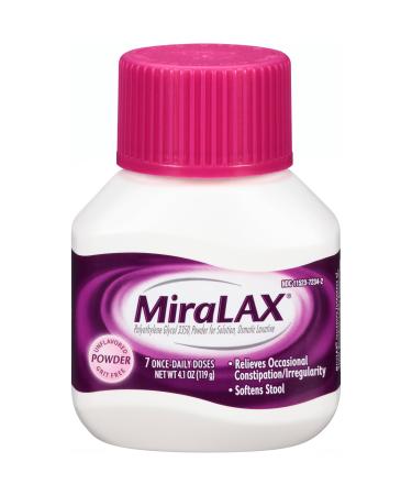 MIRALAX 7DOSE 4.1OZ (119G) 3PC INNER